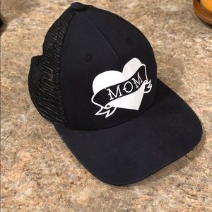 Mom heart trucker hat